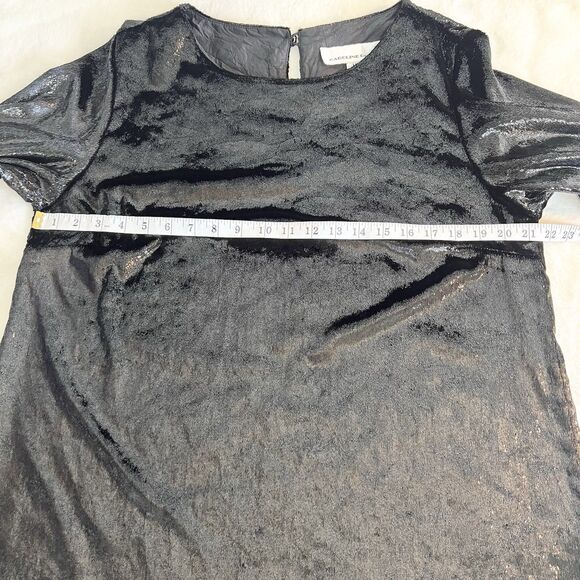 Caroline Rose Black Tunic Top Blouse 3/4 Sleeves Women’s M - Picture 7 of 10